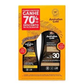 Kit Protetor Solar Fps30 237Ml E Acelerador 125Ml Australian Gold - Australian Gold