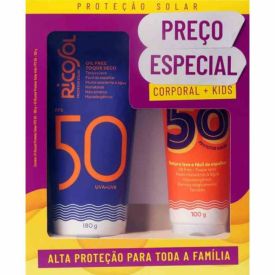 Kit Protetor Solar Fps50 + Protetor Solar Kids Fps50 - RicoSol