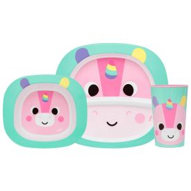 Kit Refeição Infantil Bubazoo Buba - Unicórnio 