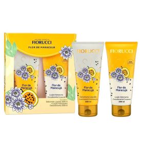 Kit Sabonete Líquido + Hidratante 200Ml Fiorucci - Flor de Maracujá