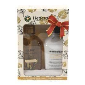 Kit Sabonete Líquido E Loção Hidratante Hedera - Óleo Argan e Amêndoas