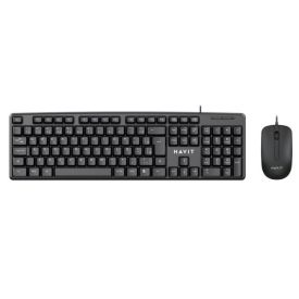 Kit Teclado e Mouse com Fio Havit Kb271cm - Preto