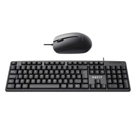 Kit Teclado e Mouse com Fio Havit Kb271cm - Preto
