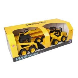 Kit Tratores Workers 4 Em 1 Series Roma Brinquedos - 0345