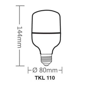 Lâmpada High LED 20W 6500K TKL 110 Taschibra - Bivolt