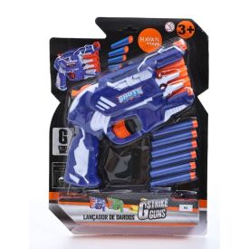 Lançador De Dardos Azul Com Óculos - HBR0297