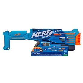 Lançador De Dardos Nerf Elite 2.0 Tetrad Qs4 Hasbro - F5026