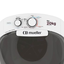 Lavadora de Roupa Tanquinho Semiautomático Mueller 20kg Big