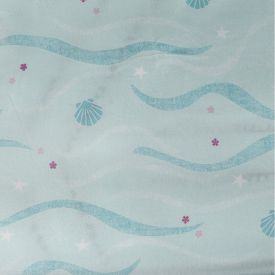 Lençol Avulso Solteiro Microfibra Havan Kids 1 Pç - Sereia Kids