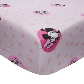 Lençol Casal Estampado Disney  - Minnie Pink