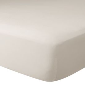 Lençol De Casal Percal 100% Algodão Liso Buona Fortuna - Cru Liso