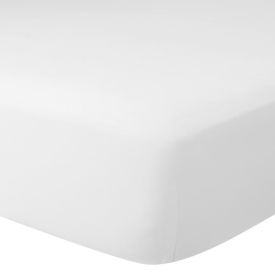 Lençol Queen Percal 100% Algodão Liso Buona Fortuna - Branco Liso