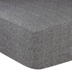 Lençol Queen Percal 100% Algodão Buona Fortuna  - Textura Preto