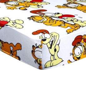 Lençol Solteiro Avulso Infantil Com Elástico  - Garfield