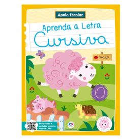 Livro Apoio Escolar Aprenda A Letra Cursiva Ciranda Cultural - 9786555007589