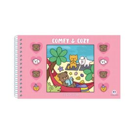 Livro De Colorir Comfy And Cozy Pink Ciranda Cultural - Rosa