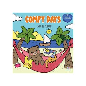 Livro De Colorir Comfy Cozy Days Ciranda Cultural - Dias Confortáveis 