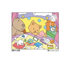 Livro De Colorir Cozy And Cute Ciranda Cultural - Aconchegante e fofo