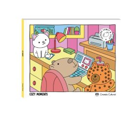 Livro De Colorir Cozy Moments Ciranda Cultural - Momentos Aconchegantes