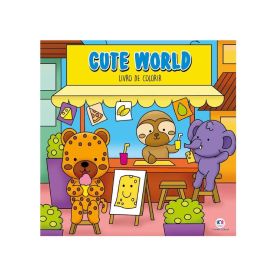 Livro De Colorir Cute World Ciranda Cultural - Mundo Fofo