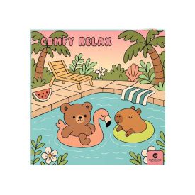 Livro De Colorir Comfy Relax Piscina - Culturama