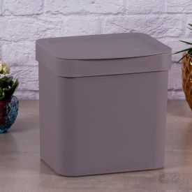 Lixeira 2,5 Litros Trium Martiplast - Chumbo