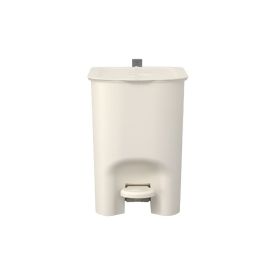 Lixeira Borboleta Com Pedal Coza 6 Litros - Bege