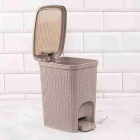 Lixeira Com Pedal Trama 12 Litros Plasutil - Fendi