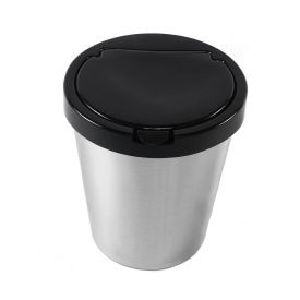 Lixeira Com Tampa Em Plástico Label Arqplast 10 Litros - Metalizada