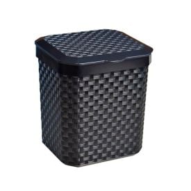 Lixeira Com Tampa Para Pia Rattan Arqplast 5 Litros - Preta 
