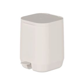Lixeira de Pedal Aura 6 Litros Ou - Bege