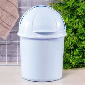 Lixeira Retrátil 4,1 Litros Plasvale - Branco