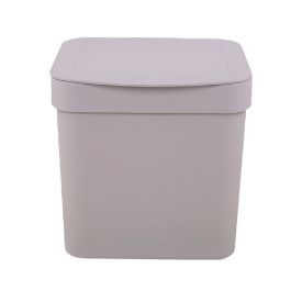 Lixeira Trium Ou 2,5 Litros - Bege Fechado