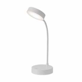Luminária De Mesa Led Puck Recarregável Taschibra - Branco