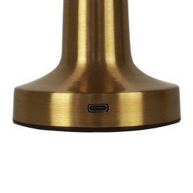 Luminária De Mesa Led Taschibra Jimp Recarregável - Ouro