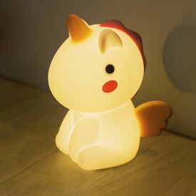 Luminária Soft Led Silicone Recarregável Taschibra - Unicórnio