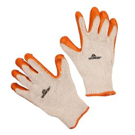 Luva de Malha Banhada Latex Worker Tamanho G - Laranja
