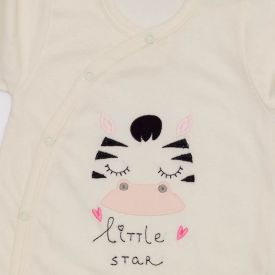 Macacão de Bebê Malha Little Star Yoyo Baby Off