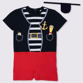 Macaquinho 1 a 3 anos Meia Malha Pirata Yoyo Kids Quantum