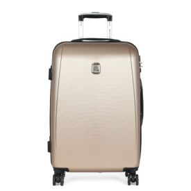Mala De Viagem Média Abs 360° Geneva Luxcel - Champanhe