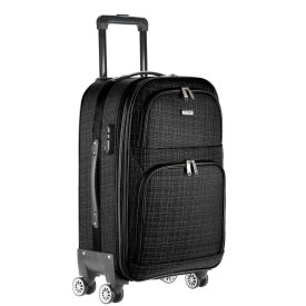 Mala De Viagem Média Conexão Tonin 1978 - Preto