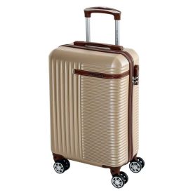 Mala De Viagem Pequena Abs 360° Cairo Polo King - Champanhe