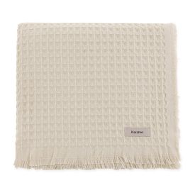 Manta Decorativa Denver 1,50X2,00 Karsten 100% Algodão - Areia