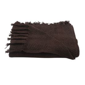 Manta Para Sofá Rústica 1,20X1,50 M Havan Casa - Marrom