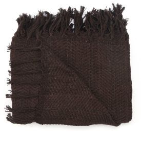 Manta Para Sofá Rústica 1,20X1,50 M Havan Casa - Marrom