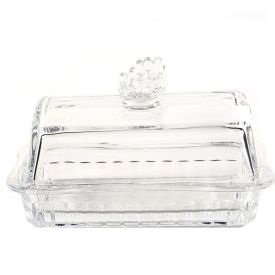 Manteigueira Com Tampa Butterfly Wolff 17Cm - Transparente