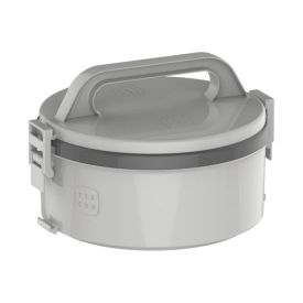 Marmita Tekcor 2 Divisória Soprano 1,5L  - Cinza