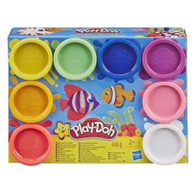 Massa De Modelar Hasbro Play-Doh 8 Potes Clássico - E5062