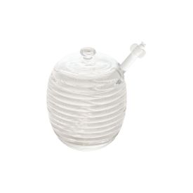 Meleira Com Pegador De Cristal Colmeia Lyor 210Ml - Transparente