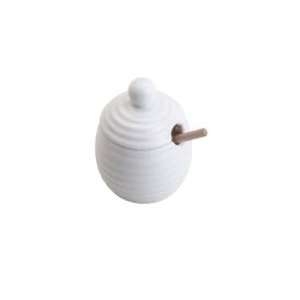 Meleira De Porcelana Com Pegador Lyor 190Ml - Branco